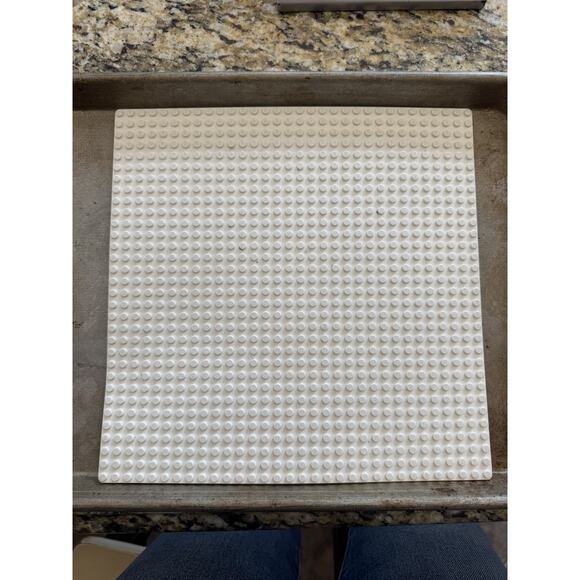 LEGO Mixed Tile Lot Flat Finishing Plate MIXED COLORS 6 Ounces Plus Large White - Picture 3 of 3